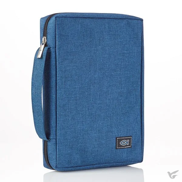 Housse M ICHTUS toile bleu