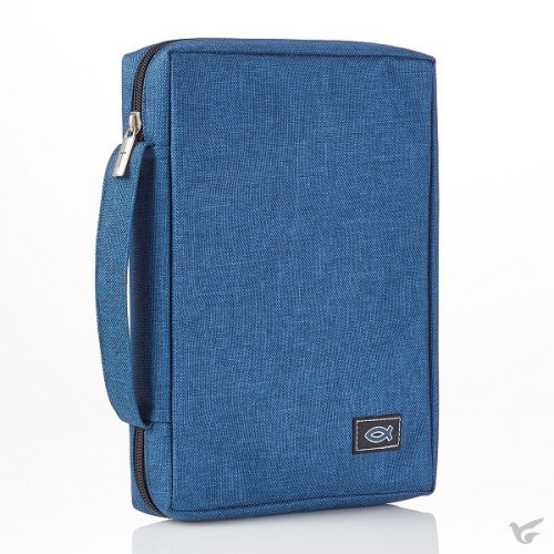 Housse M ICHTUS toile bleu