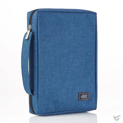 Housse M ICHTUS toile bleu