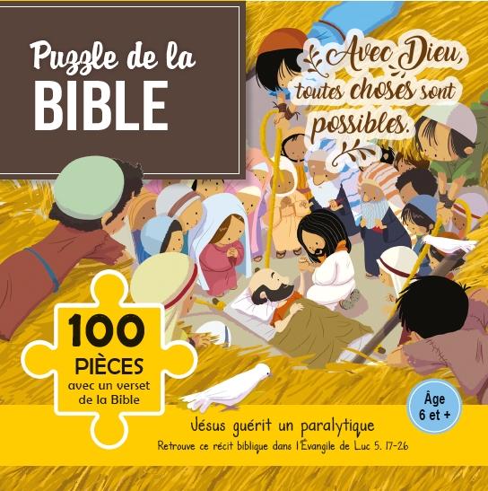Puzzle de la Bible : Jésus guérit un paralytique - 100 pièces