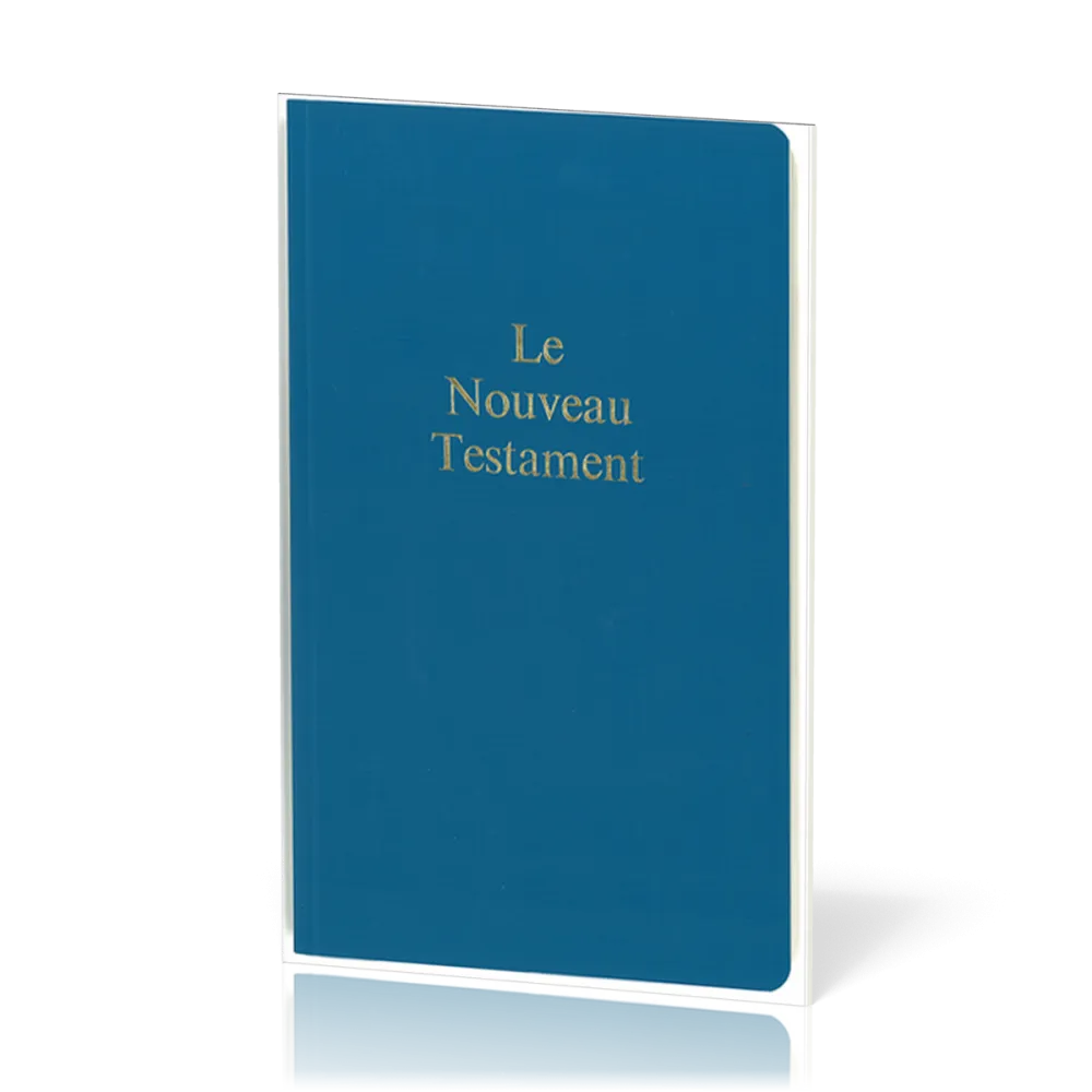 Nouveau Testament gros caractère souple bleu - Darby