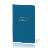 Nouveau Testament gros caractère souple bleu - Darby