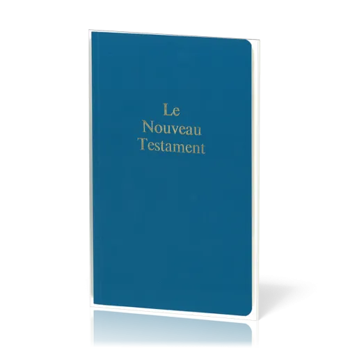 Nouveau Testament gros caractère souple bleu - Darby