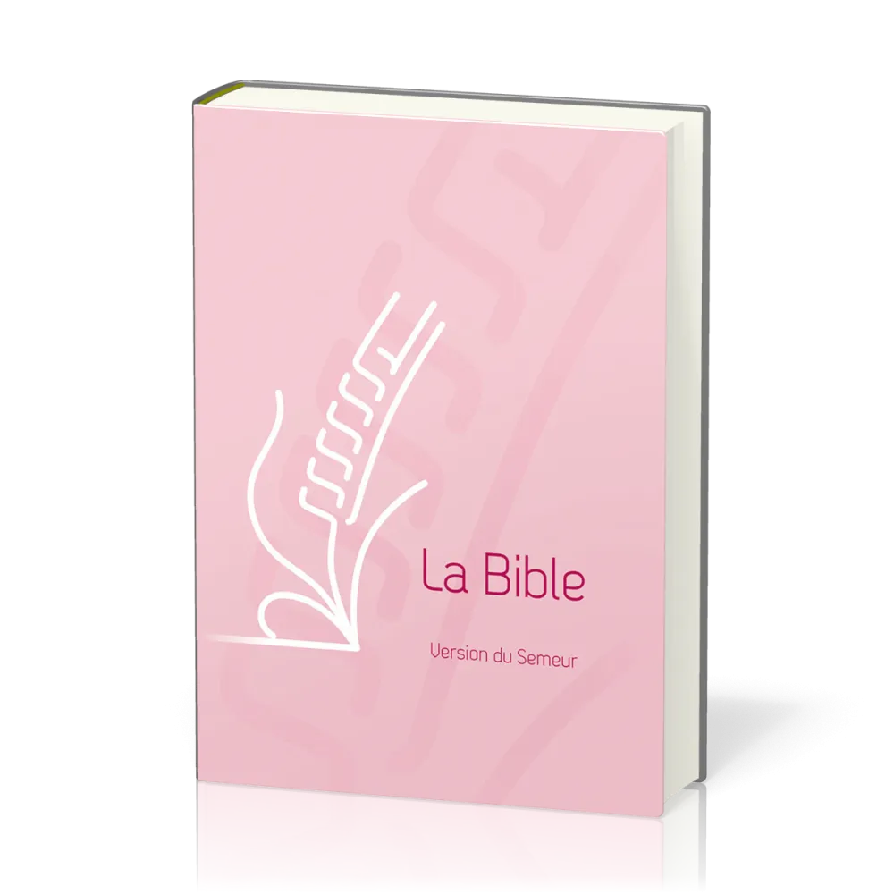 Bible Semeur rigide rose