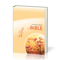 Bible Semeur rigide jaune fleurs