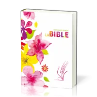 Bible Semeur rigide textile fleurs