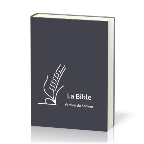 Bible Semeur souple textile bleue