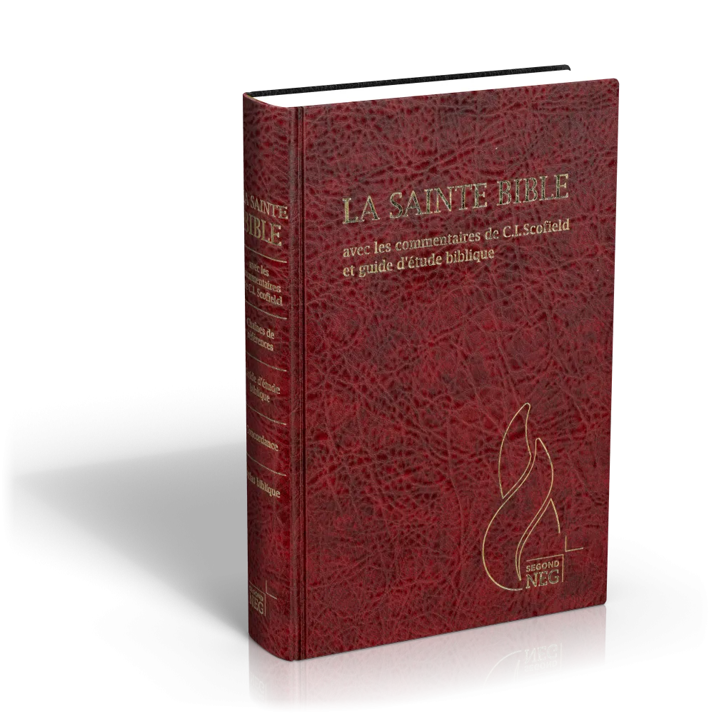 Bible NEG Scofield rigide grenat