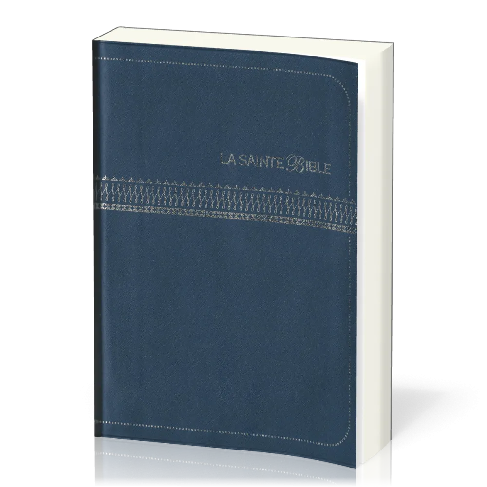 Bible Segond 1910 famille souple marine