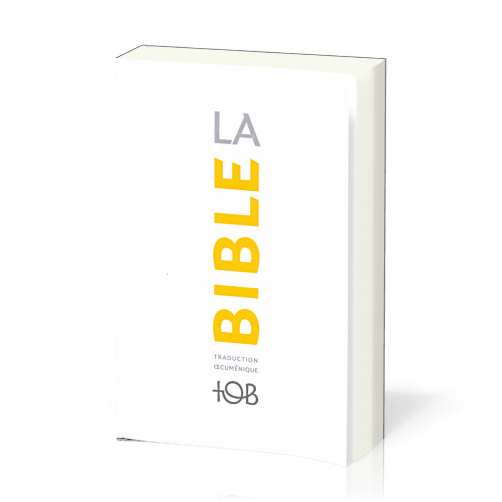 Bible TOB blanc notes essentielles