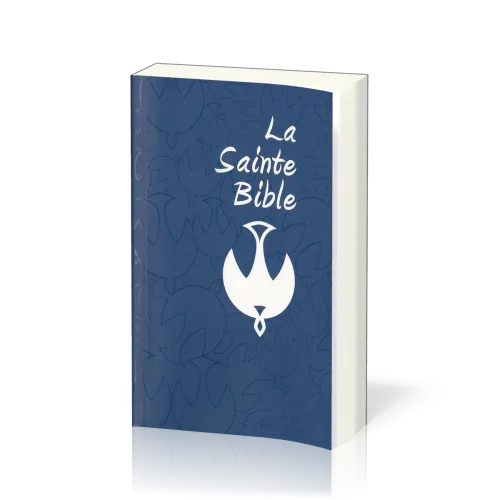 Bible Colombe souple bleu
