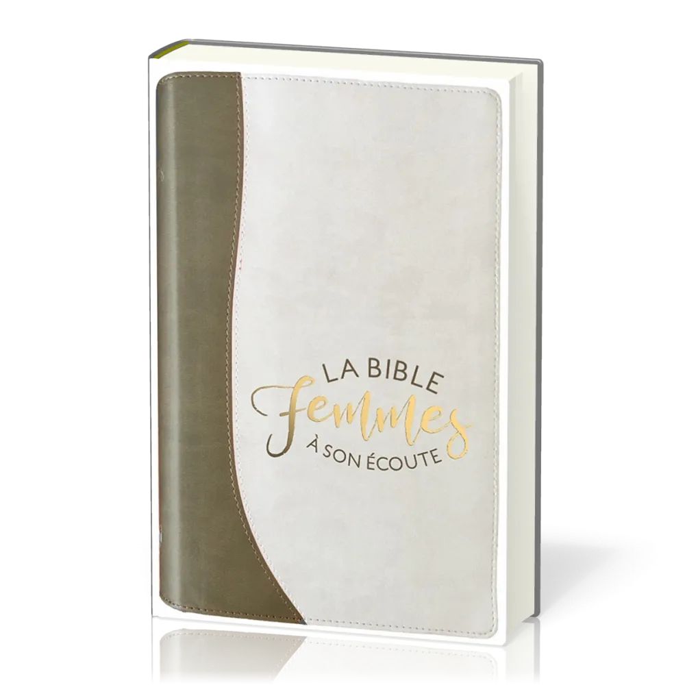 Bible Segond 1910 Femmes à son écoute souple Sable/Blanc