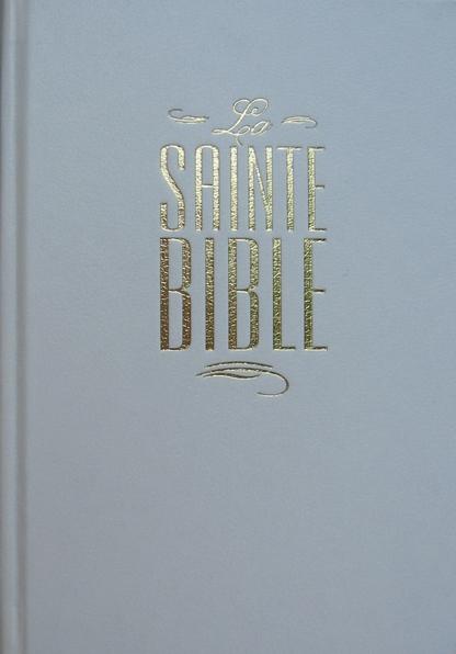 Bible Esaïe 55 rigide blanc