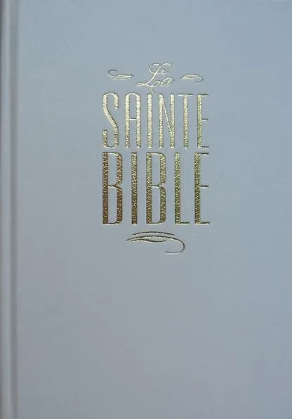 Bible Esaïe 55 rigide blanc