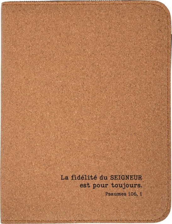 Porte bloc-notes A5 La fidélité du Seigneur est pour toujours - Ps. 106:1