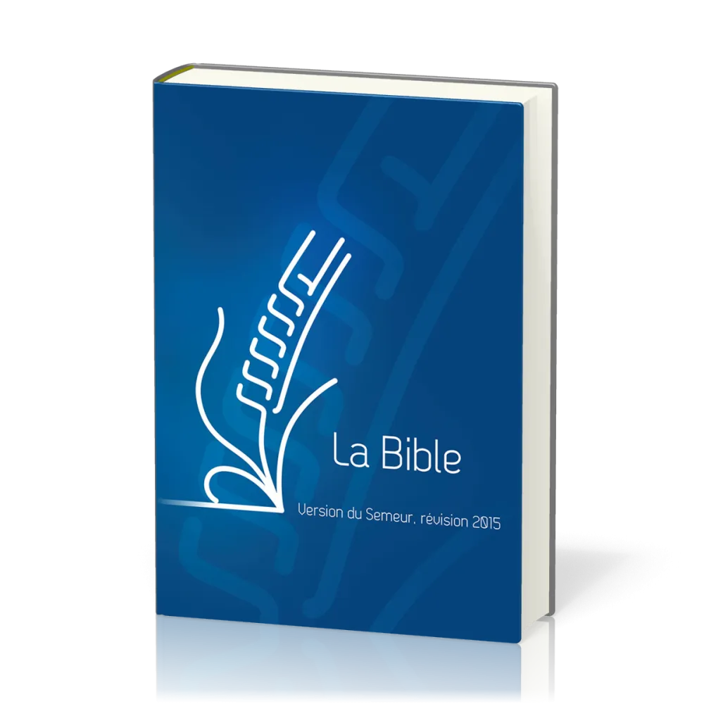 Bible Semeur rigide bleu illustrée