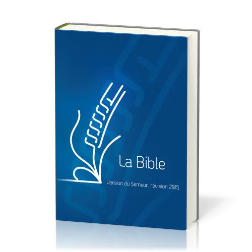 Bible Semeur rigide bleu illustrée