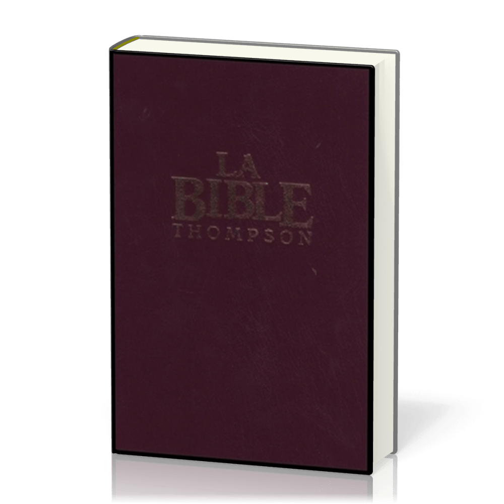 Bible Colombe Thompson rigide grenat