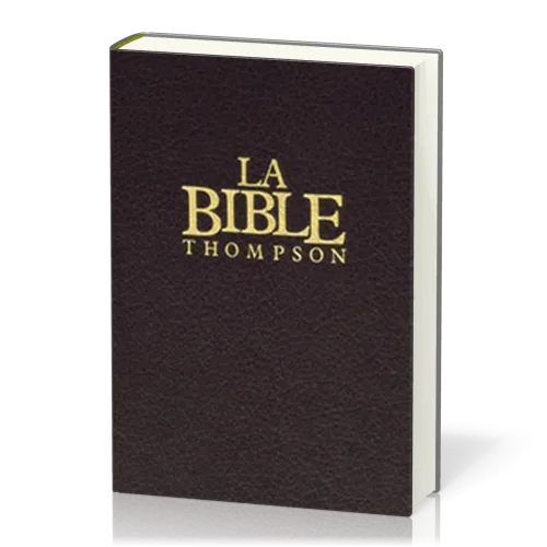 Bible Colombe Thompson rigide grenat onglets