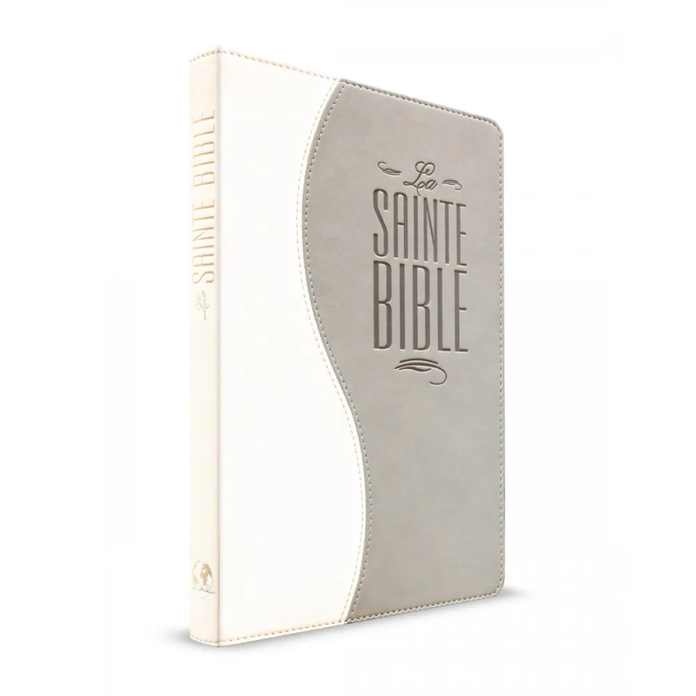 Bible Esaïe 55 souple Duo blanc/gris