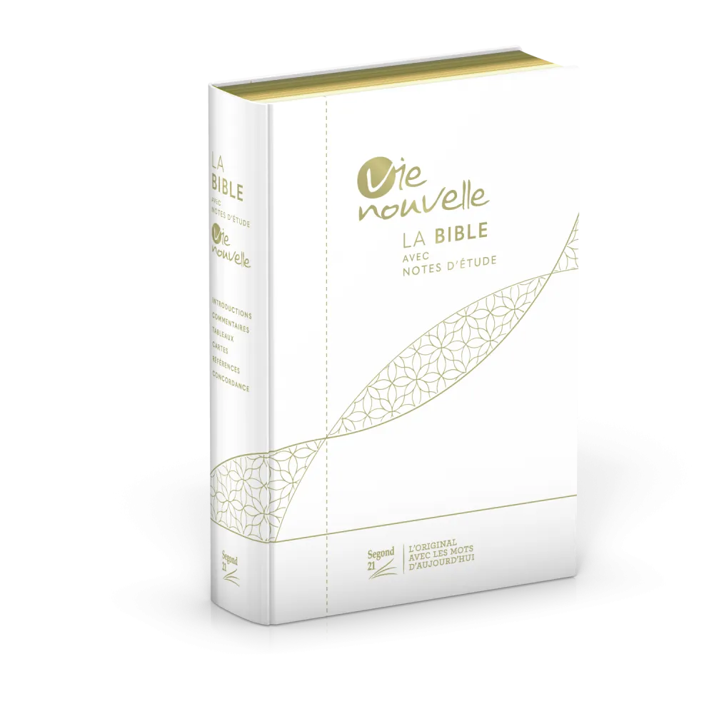 Bible SG21 Vie Nouvelle souple blanc or