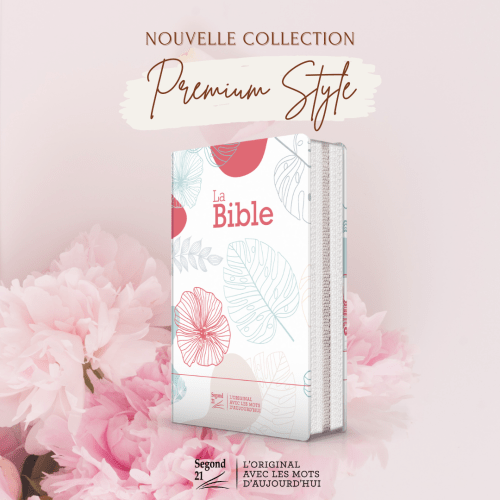 Bible SG21 souple fleur zip