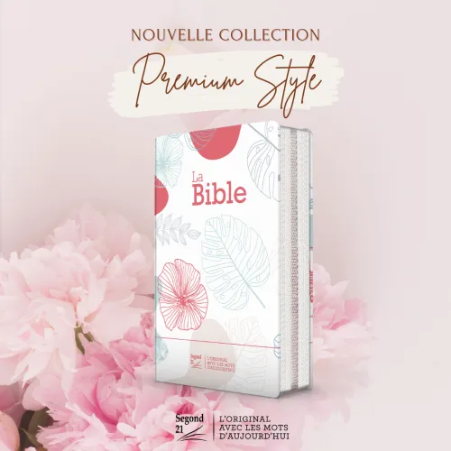 Bible SG21 souple fleur zip