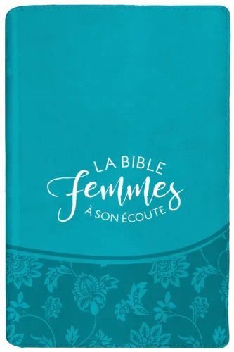 Bible Segond 1910 Femmes à son écoute souple Turquoise