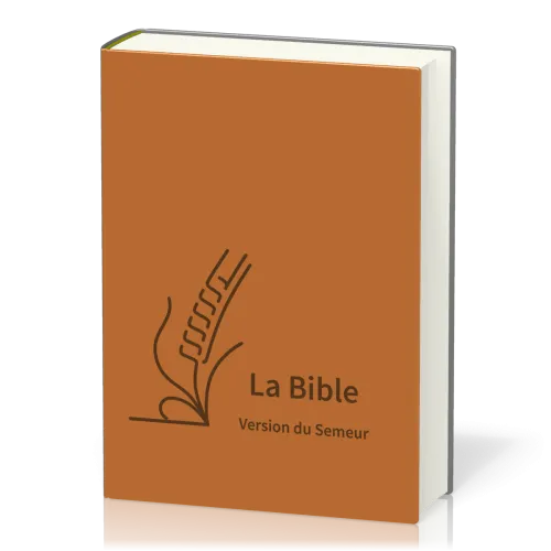 Bible Semeur gros caractères souple textile brun