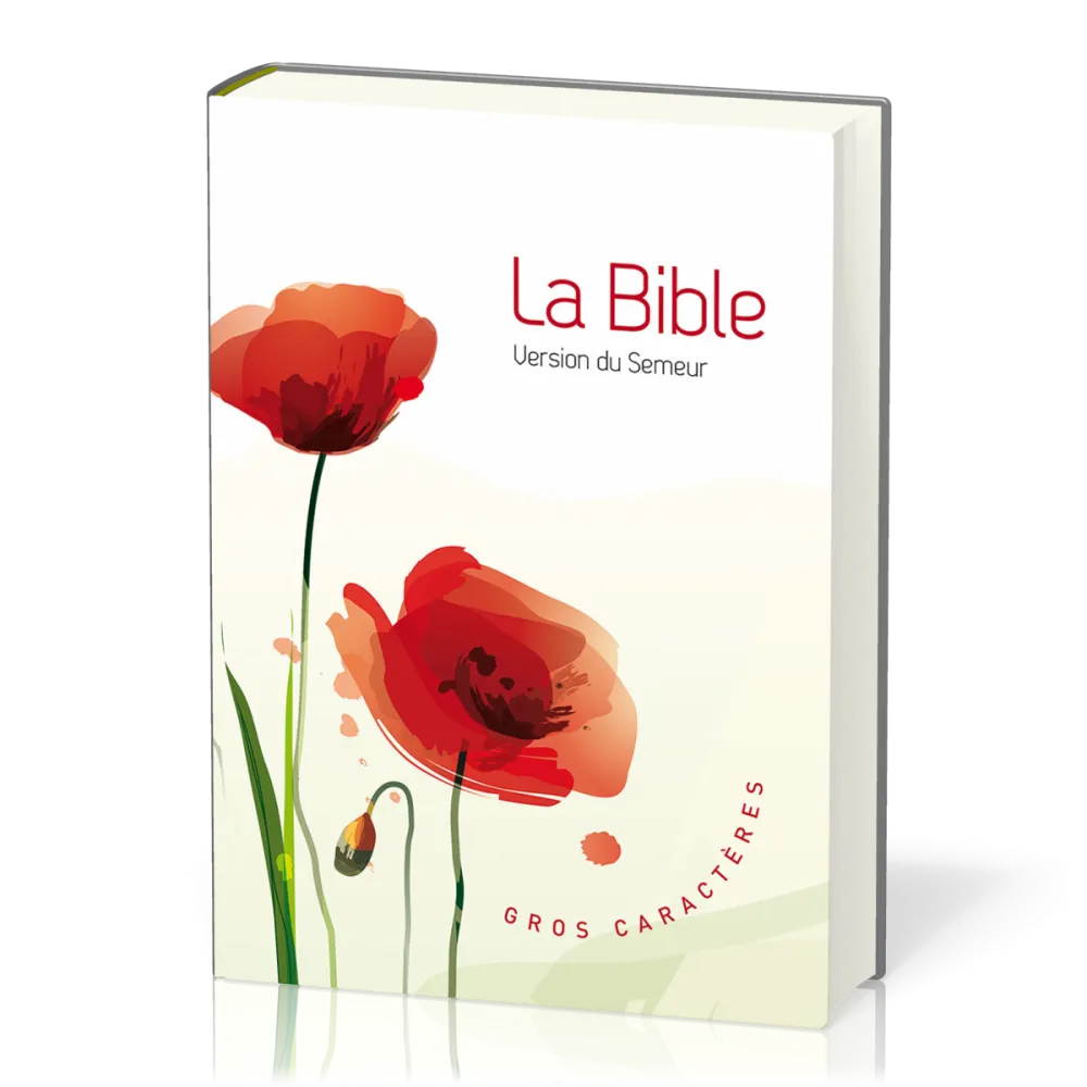 Bible Semeur gros caractères fleurs