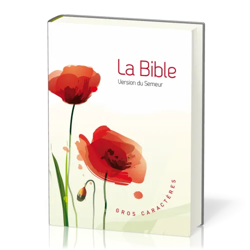 Bible Semeur gros caractères fleurs