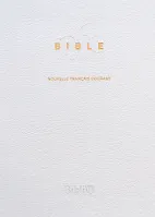 Bible NFC souple blanc or