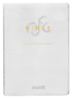 Bible NFC souple blanc or