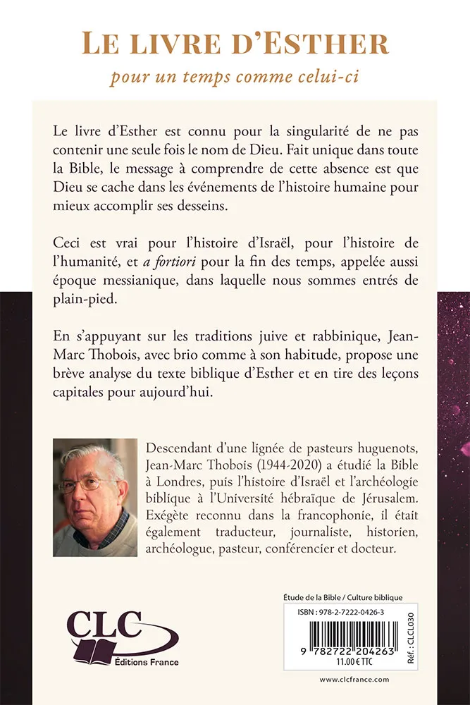 Livre d'Esther, Le - Pour un temps comme celui-ci