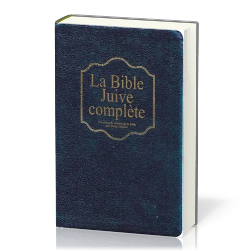 Bible juive complète souple bleu or onglets