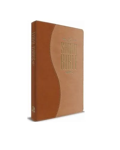 Bible Esaïe 55 souple Duo Caramel or
