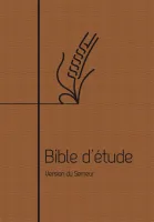 Bible Semeur Etude souple brun toilé