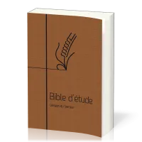 Bible Semeur Etude souple brun toilé