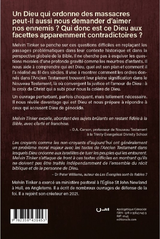 Dieu est-il coupable de génocide