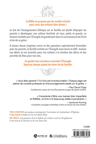 Parents centrés sur l’Evangile - Devenir une famille selon le coeur de Dieu