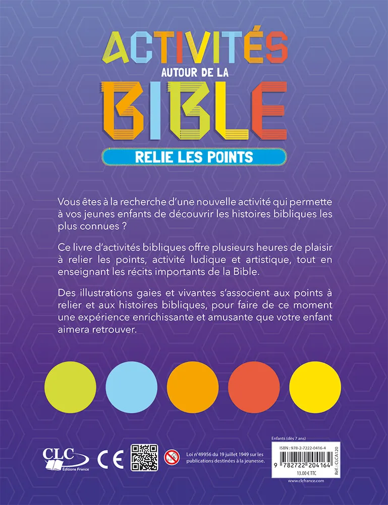 Activités autour de la Bible - Relie les points