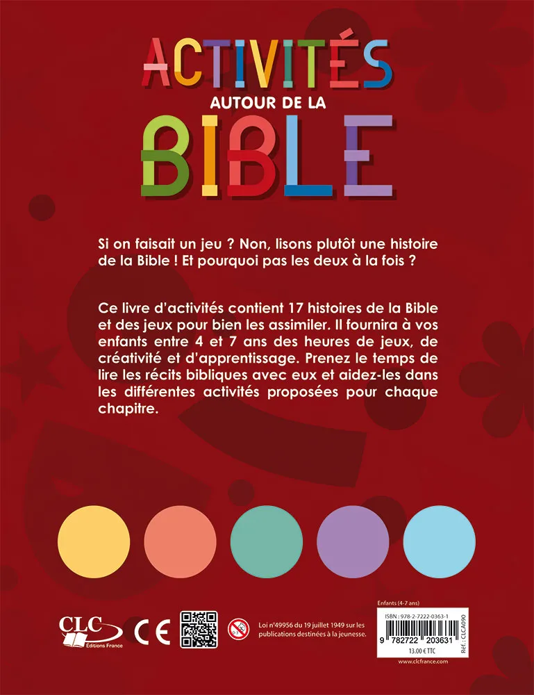 Activités autour de la Bible
