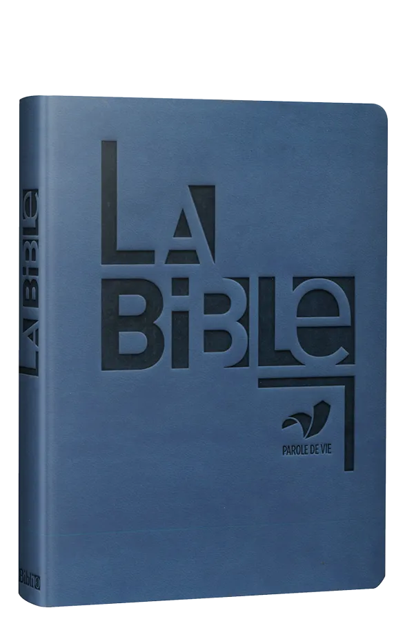 Bible PdV simili cuir bleu