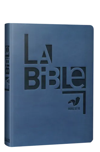 Bible PdV simili cuir bleu