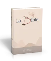 Bible SG21 gros caractères rigide toilée matelassée beige