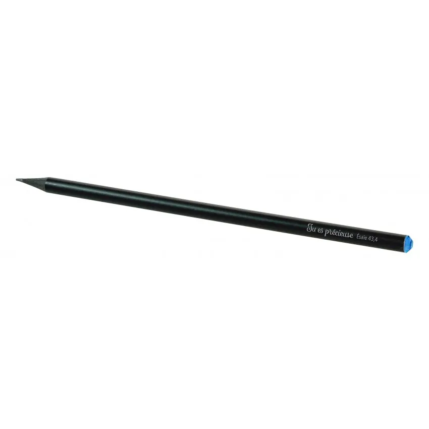 Crayon cristal bleu - Tu es précieuse - Esaie 43:4